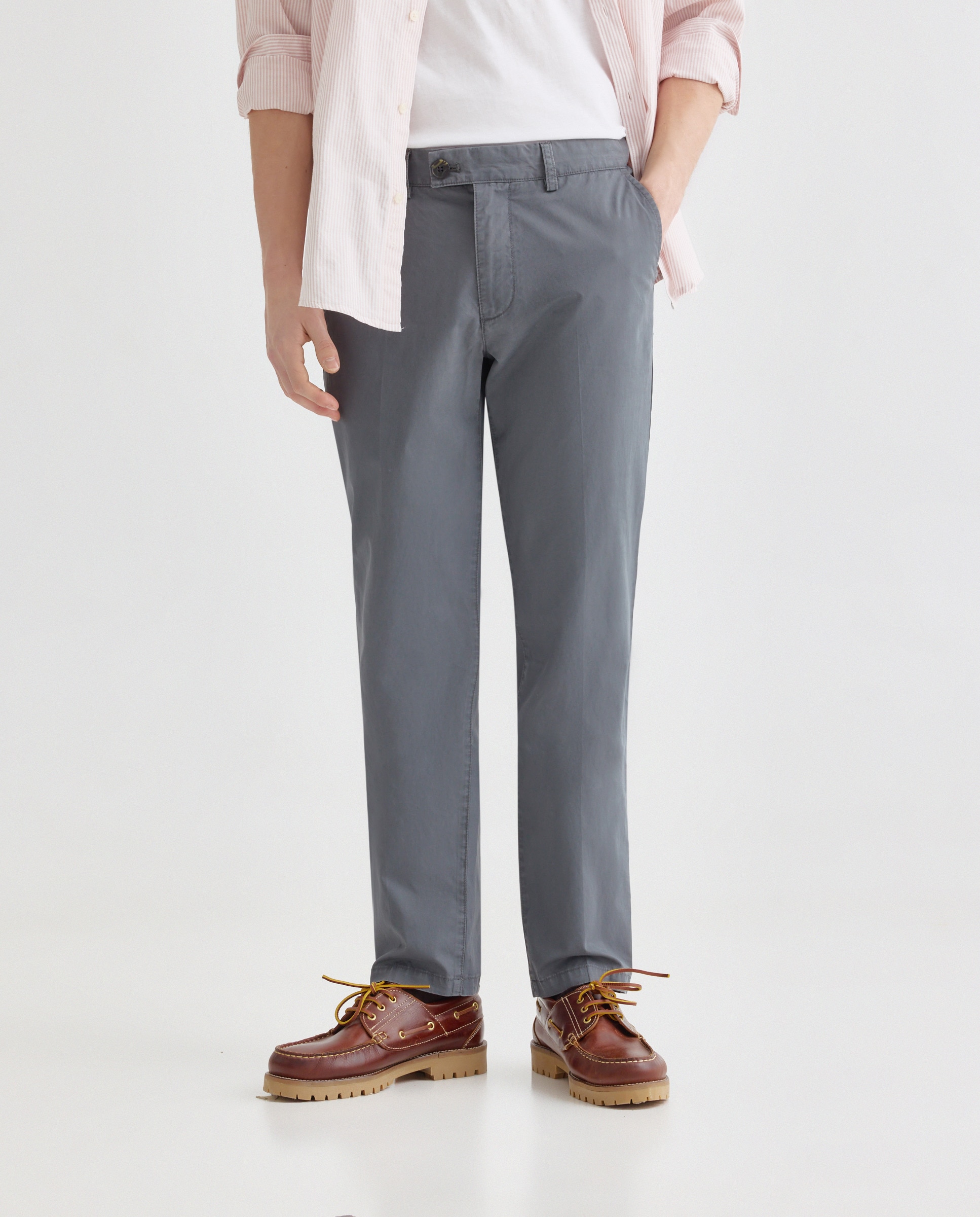 Pantalón hombre chino básico 430 Azul oscuro-2