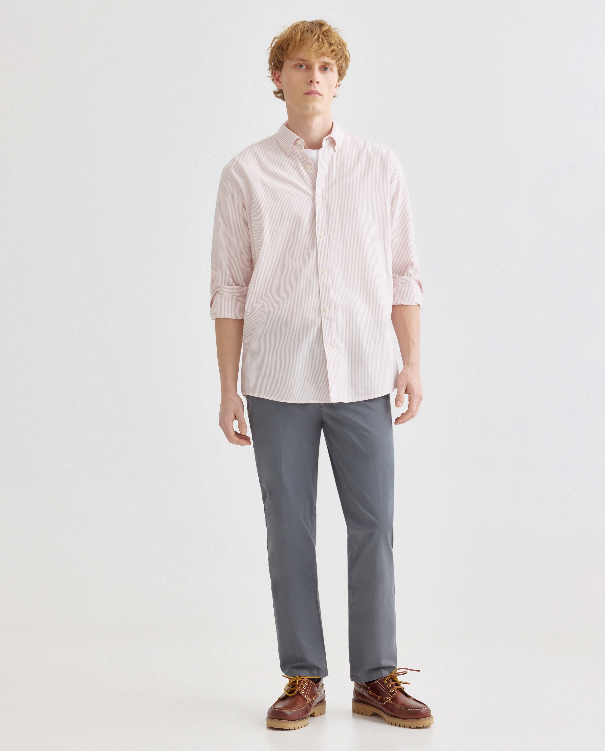 Pantalón hombre chino básico 430 Azul oscuro-1