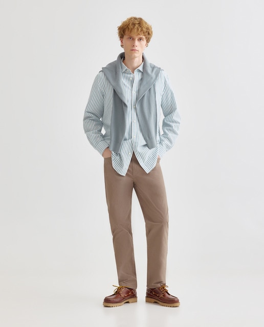 Imagen 0 de Pantalón hombre cinco bolsillos lavado regular fit