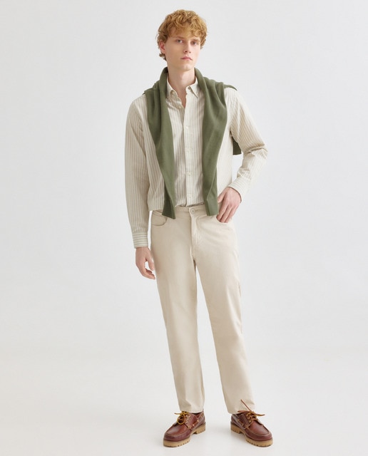 Imagen 0 de Pantalón hombre cinco bolsillos lavado regular fit