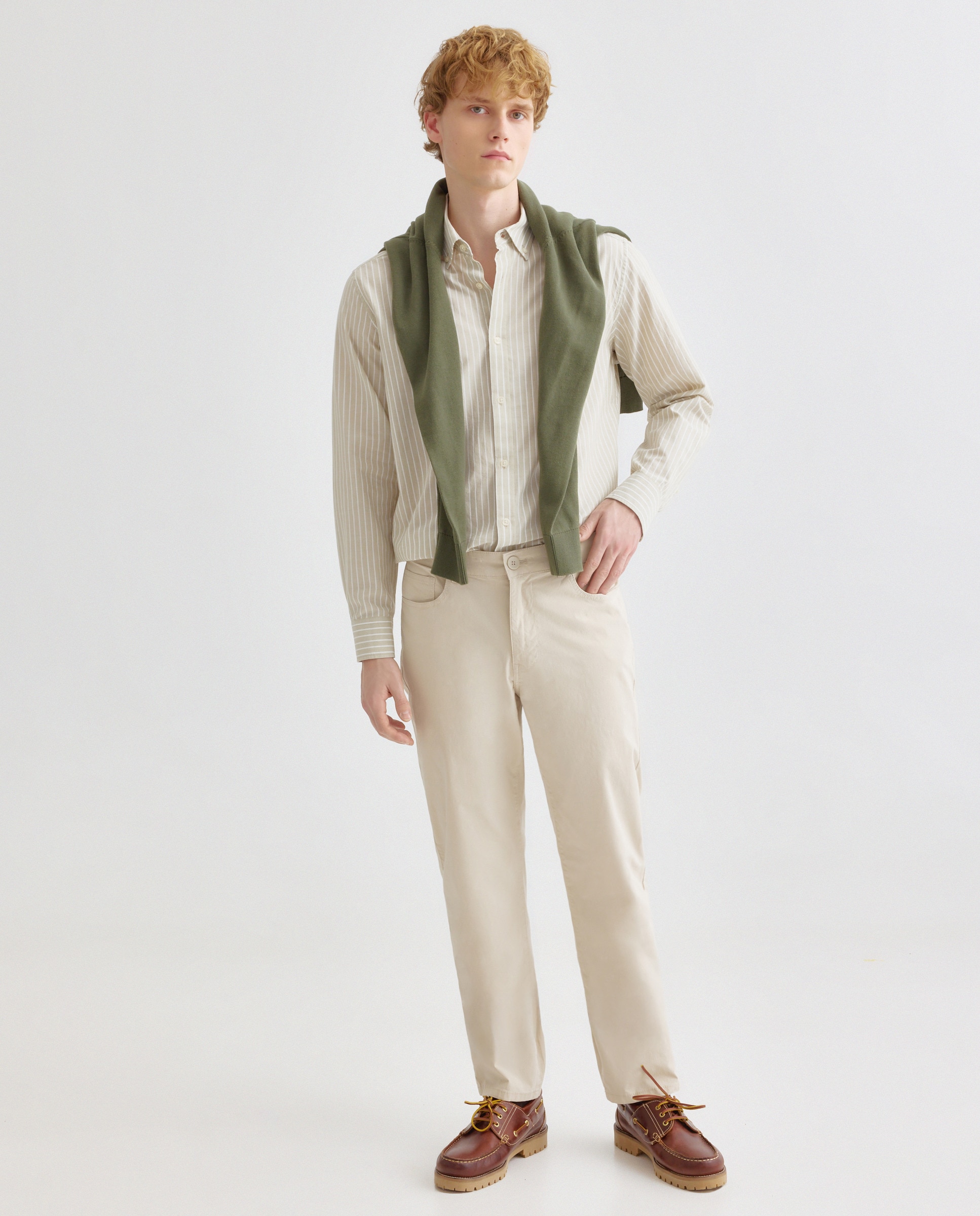 Imagen 0 de Pantalón hombre cinco bolsillos lavado regular fit