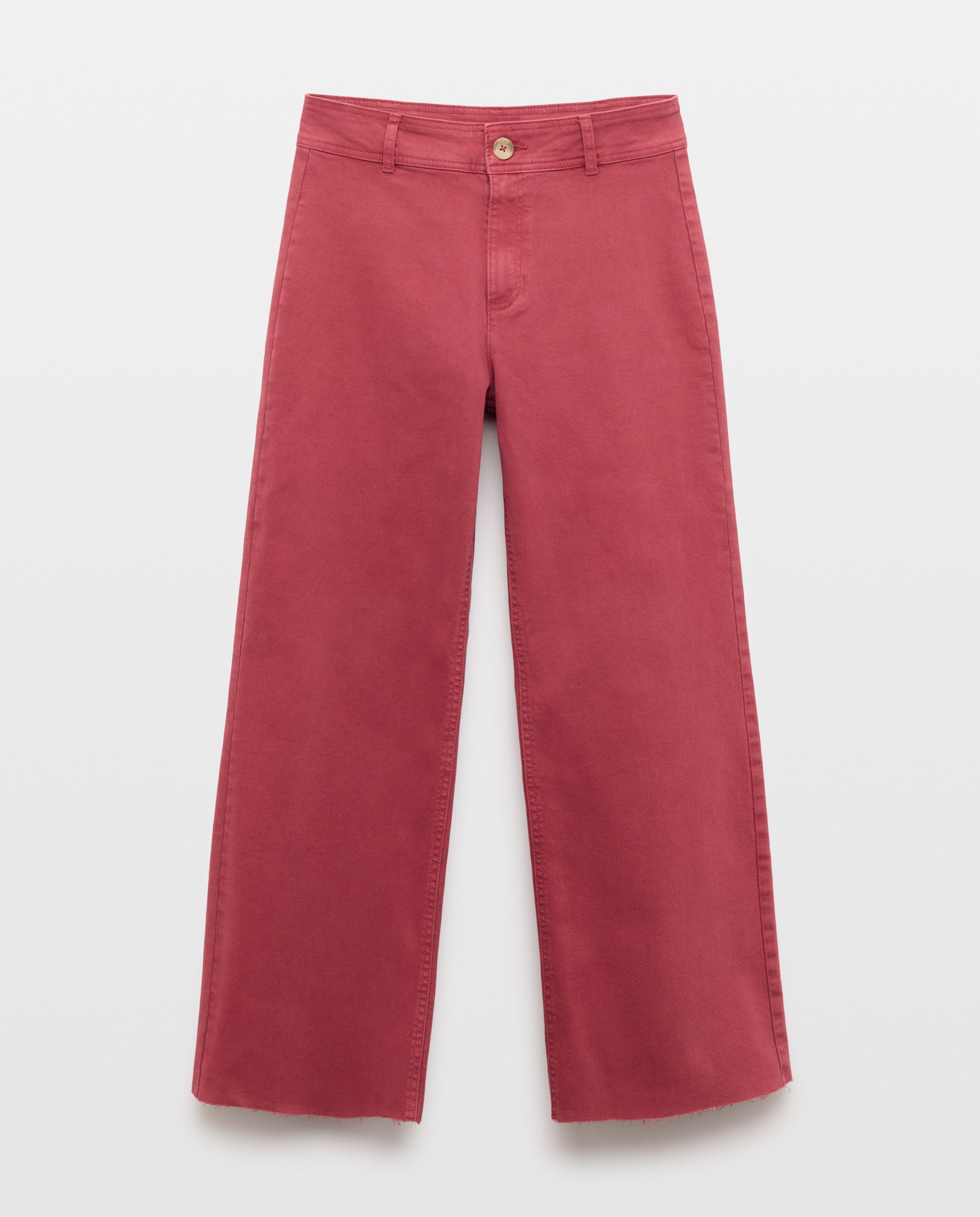 Pantalón de mujer culotte Rojo-4