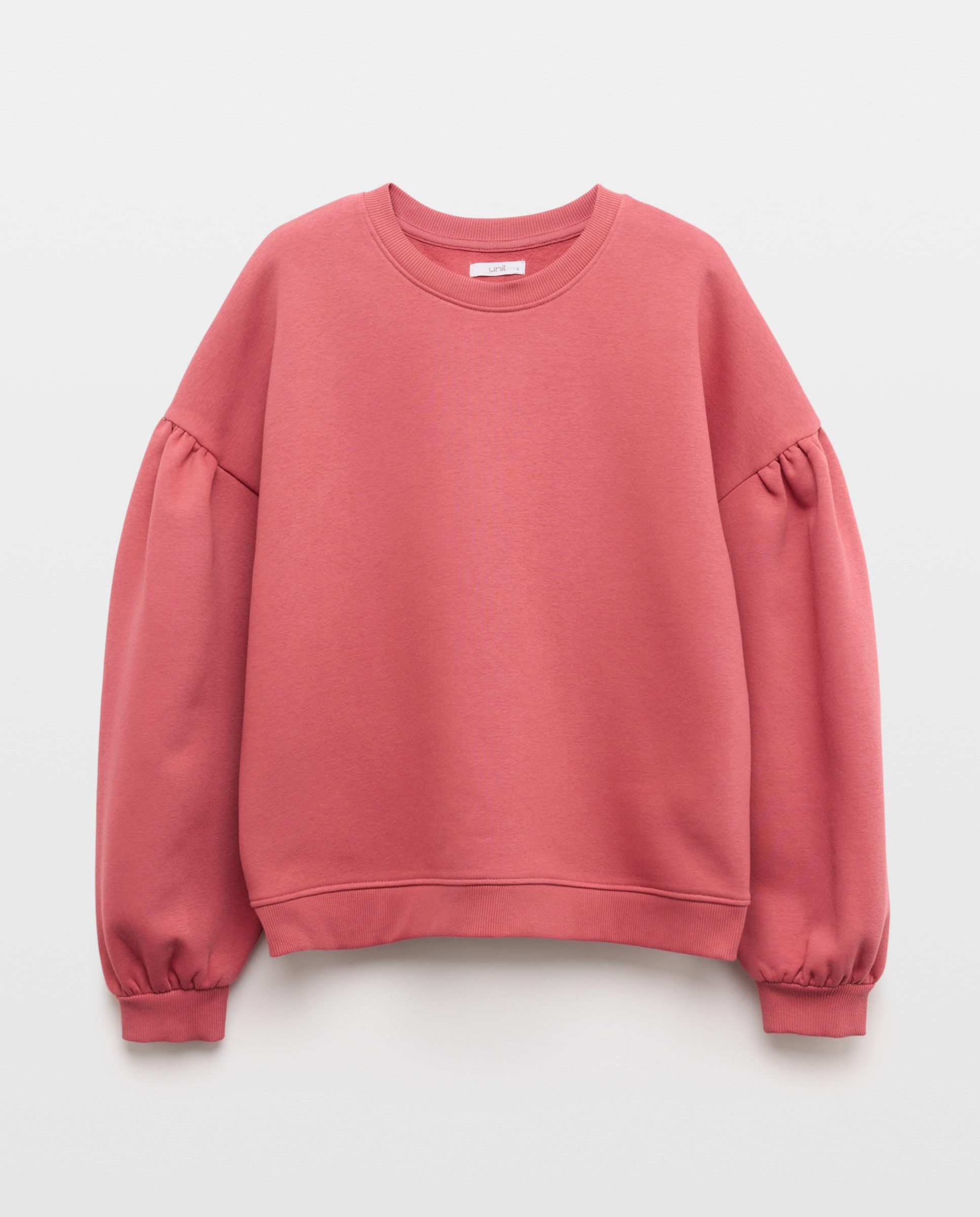 Sudadera de mujer con manga globo 230 Rosa oscuro-4