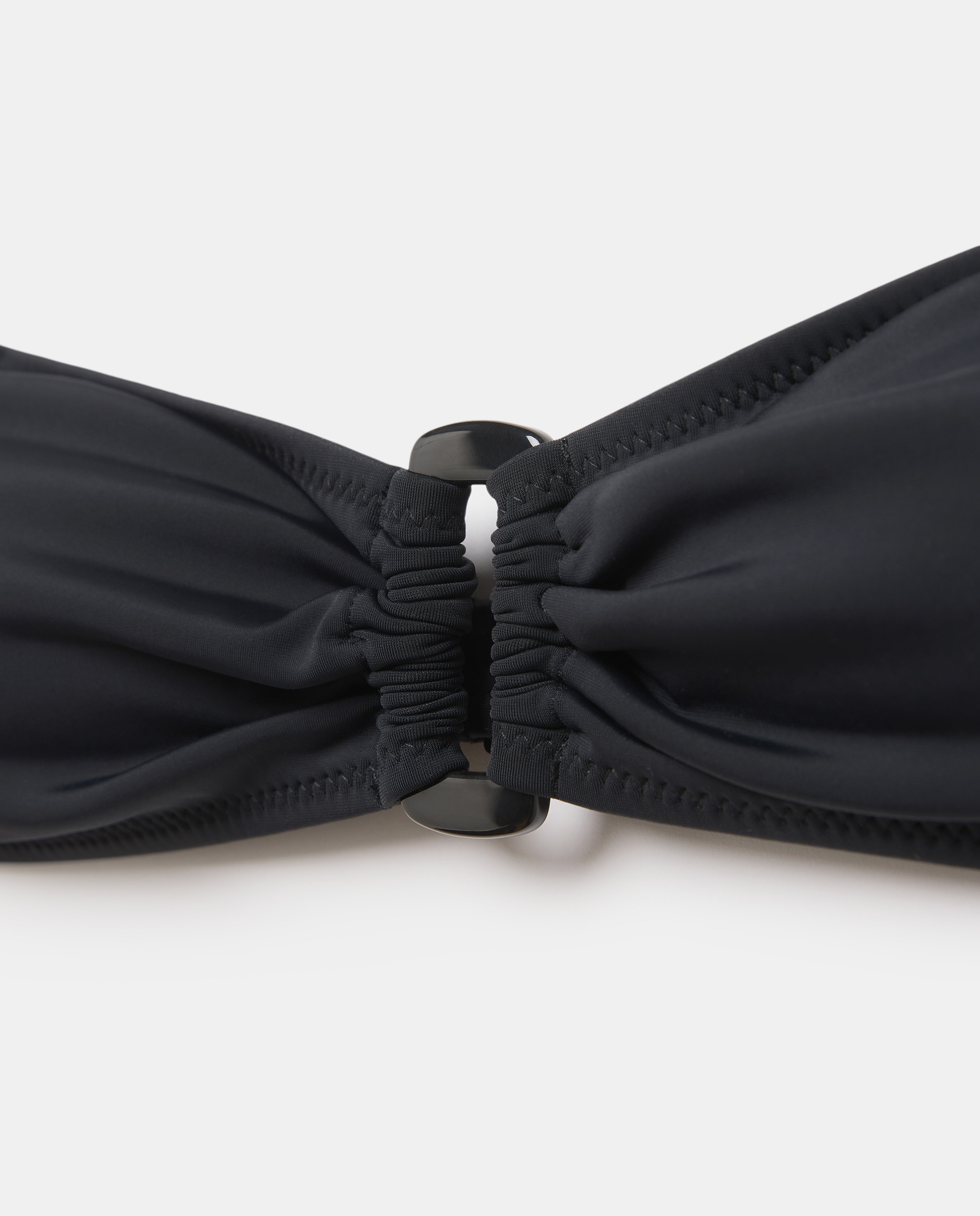 Top de baño bandeau Negro-5