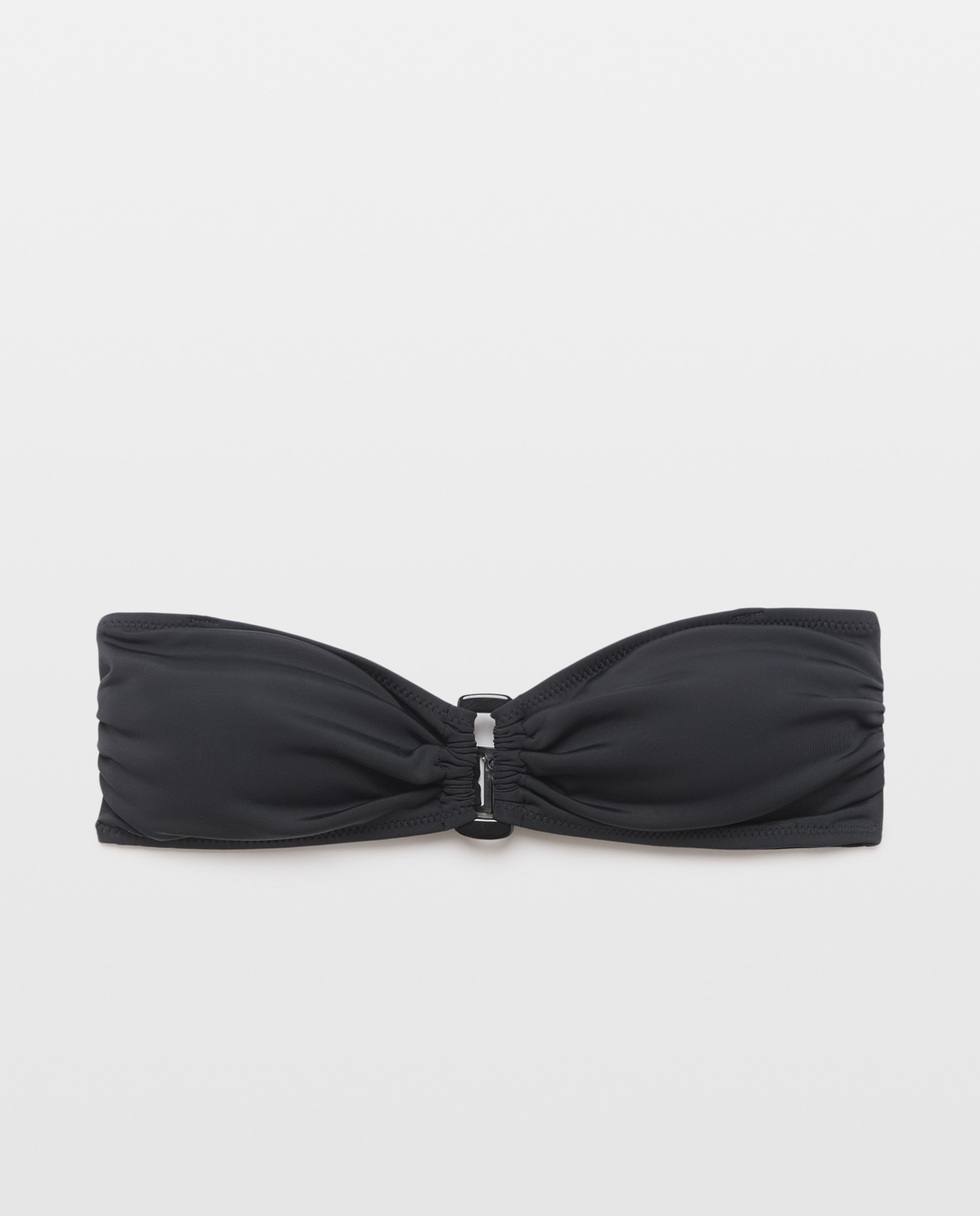 Top de baño bandeau Negro-4