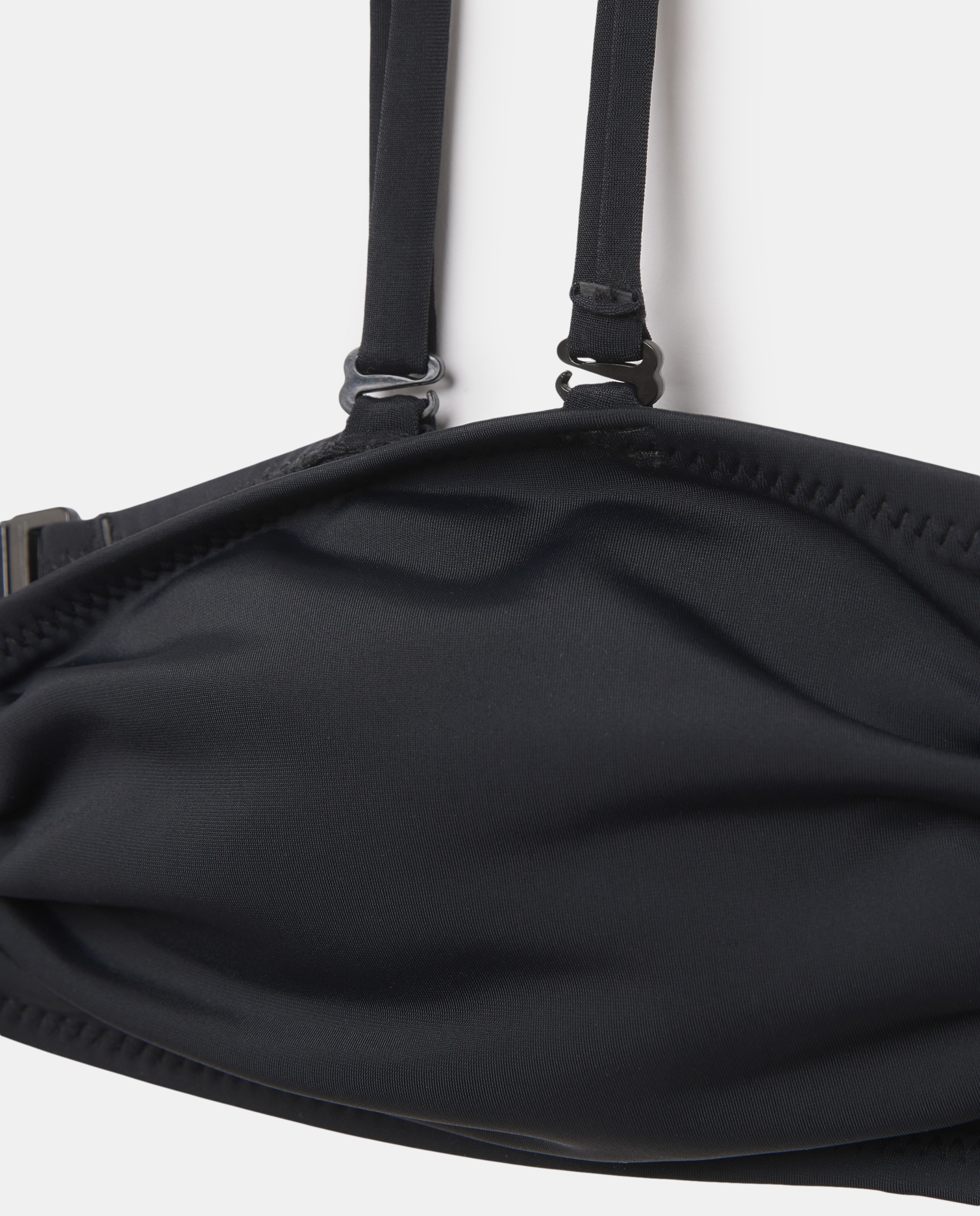 Top de baño bandeau Negro-6