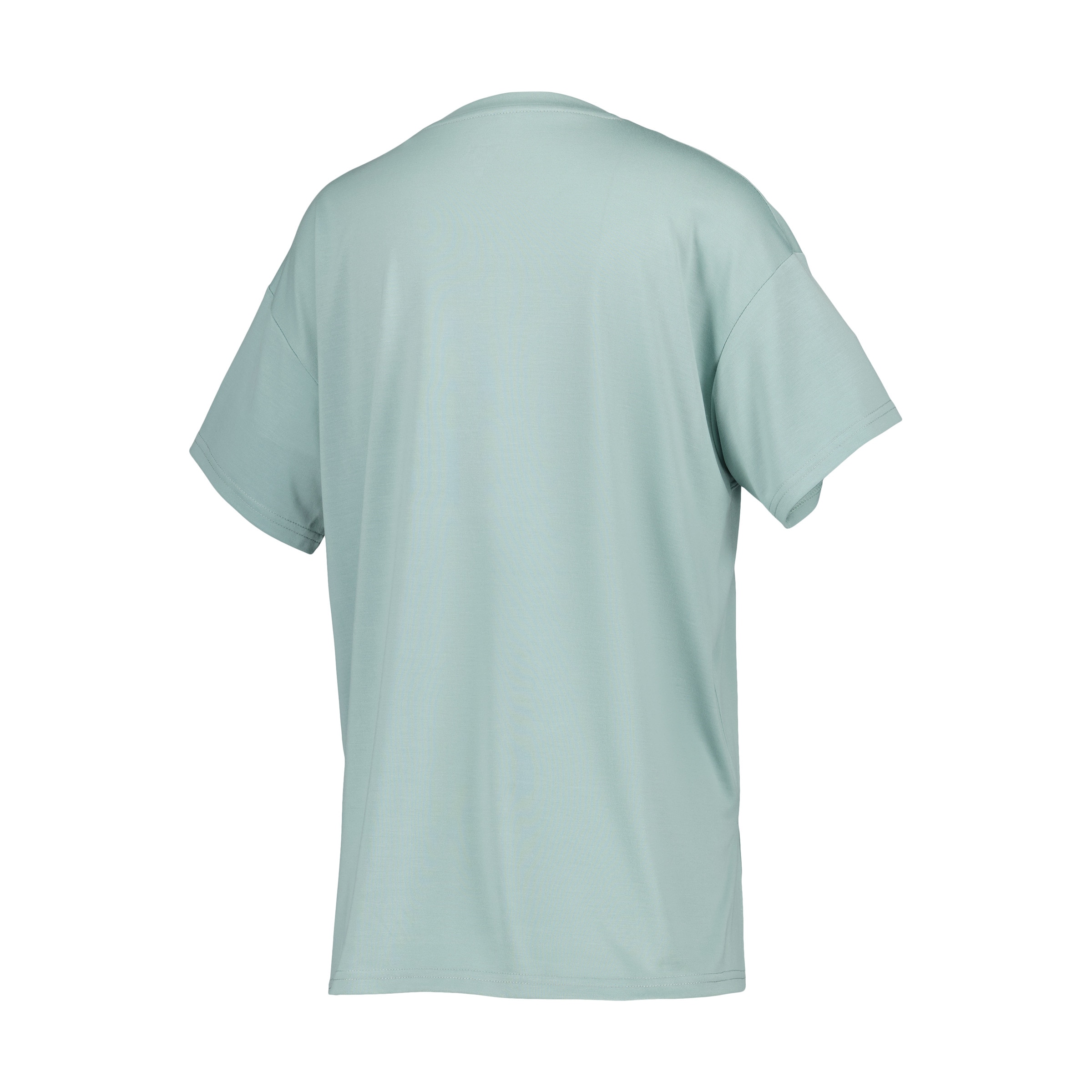 Camiseta Manga Corta Modal Verde-5