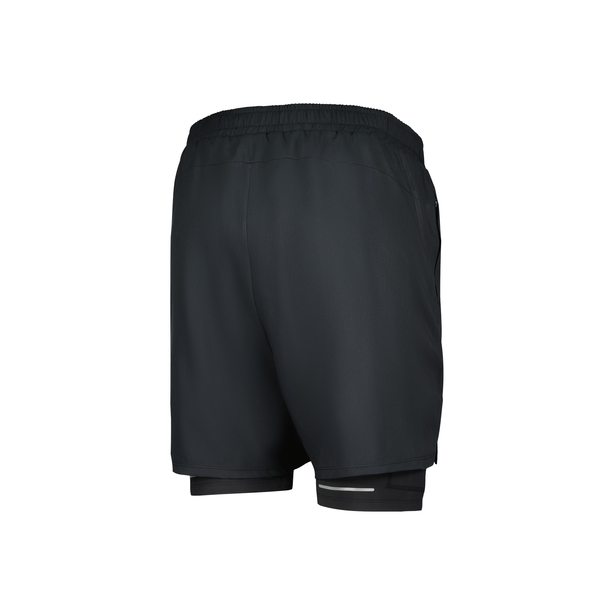 Pantalones Cortos Con Malla Hombre Antracita-5