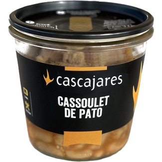 cassoulet de pato tarro 320 g - Cascajares