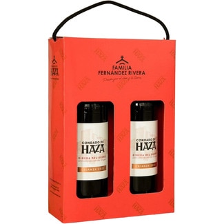 vino tinto crianza DO Ribera del Duero estuche 2 botellas 75 cl - Condado De Haza