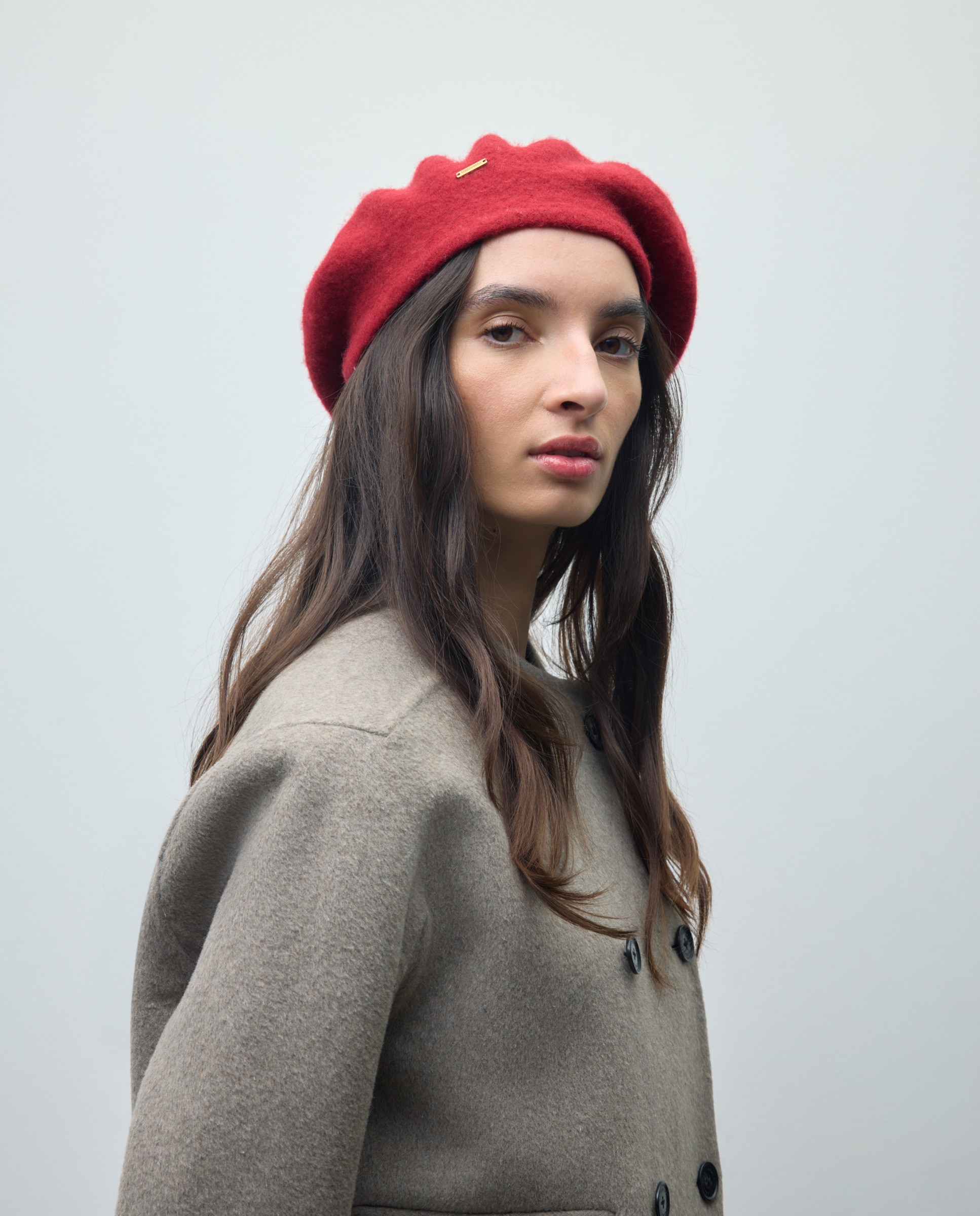 Boina de Malha Lisa 600 Vermelho-3