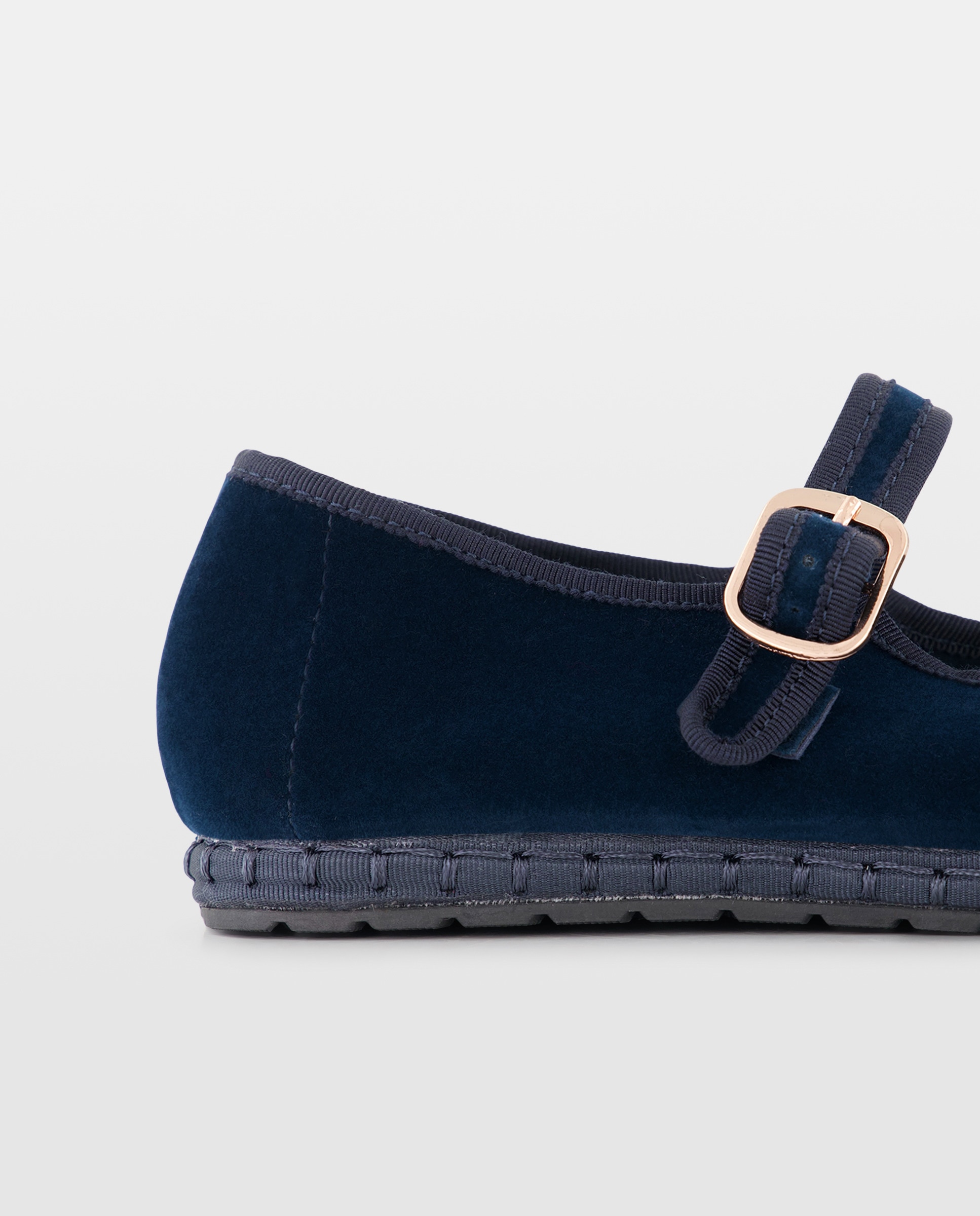 Zapato de mujer de terciopelo mercedes 400 Azul-5