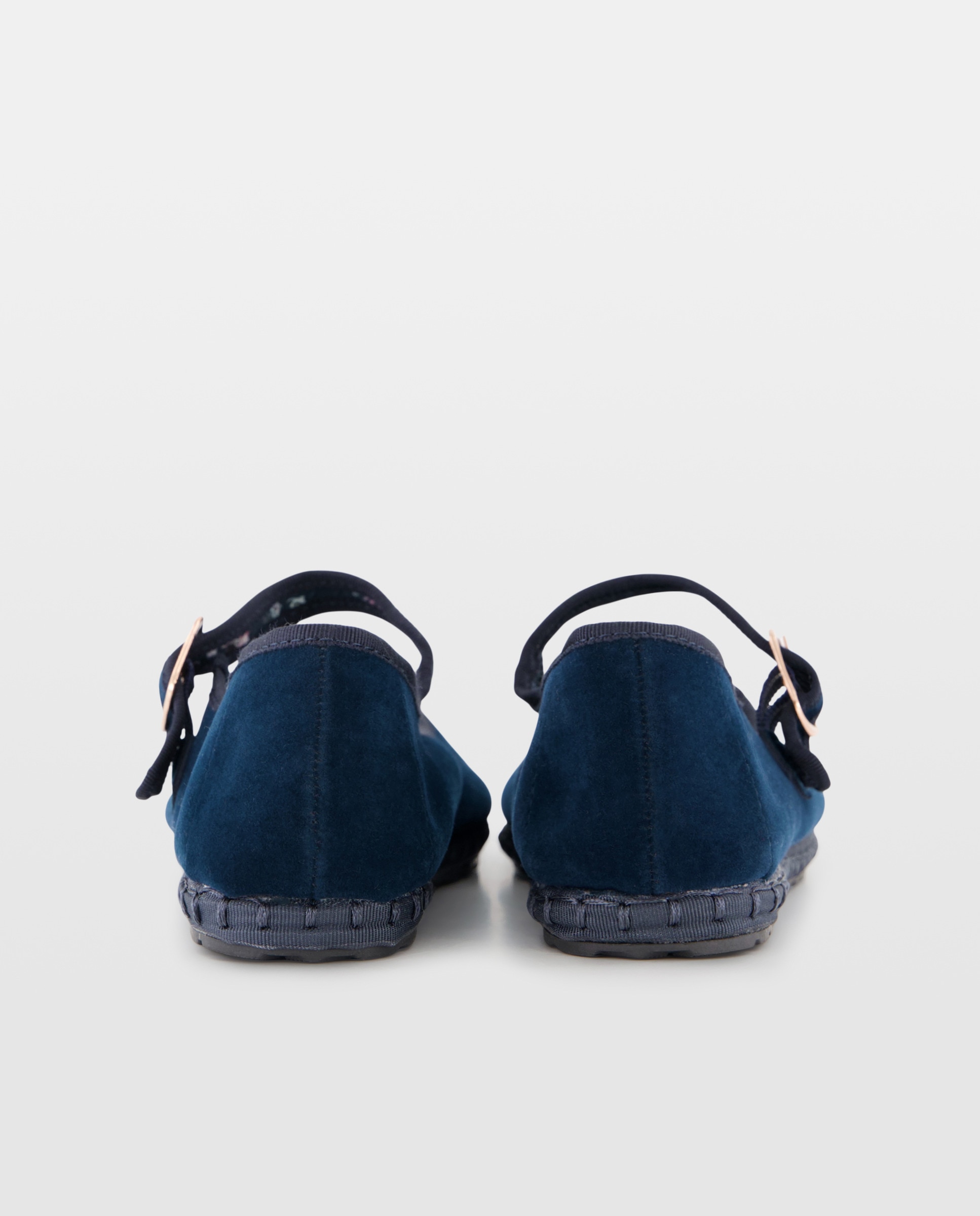 Zapato de mujer de terciopelo mercedes 400 Azul-3