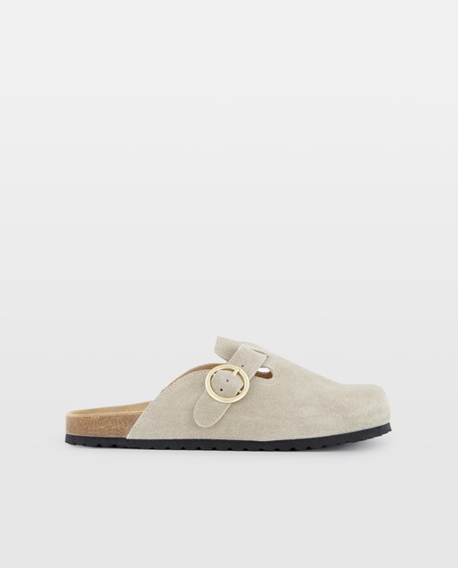 Imagen 0 de Zueco de piel de mujer