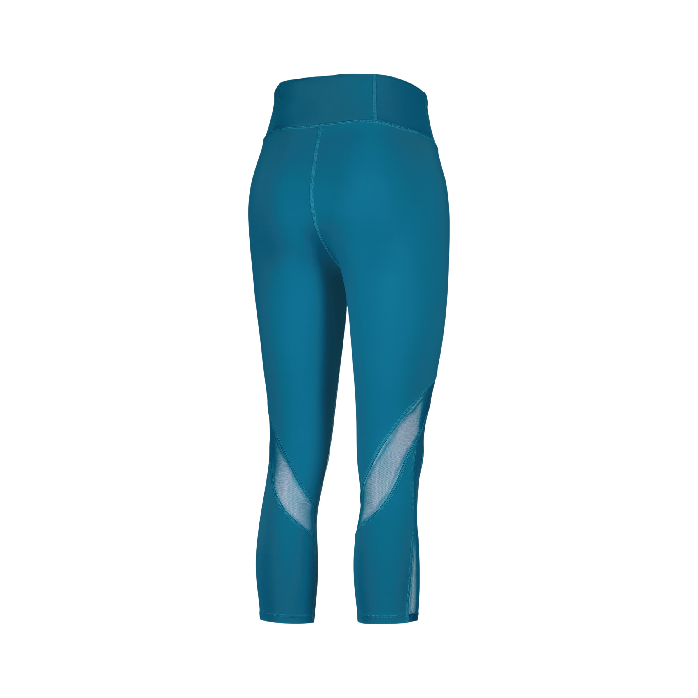 Leggings 7/8 de Training de Mulher com Mesh Pistácio-5