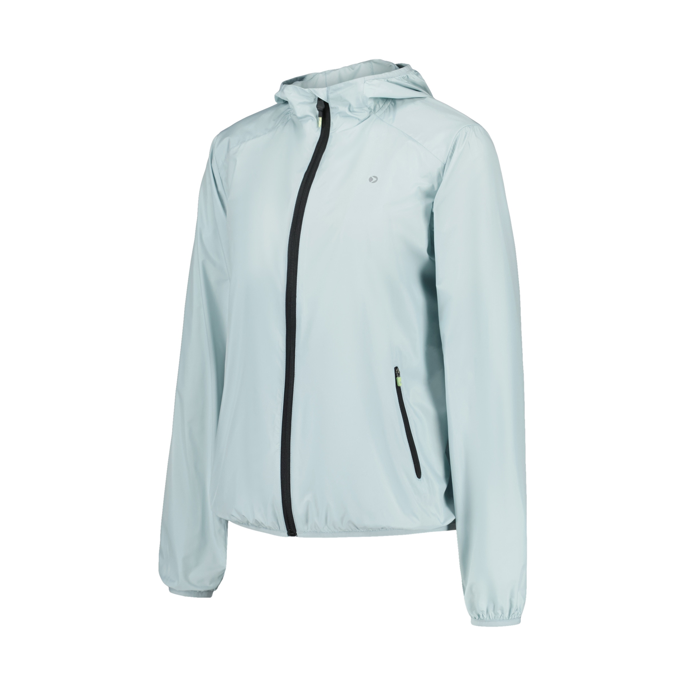 Corta-Vento de Running de Mulher Verde-claro-4