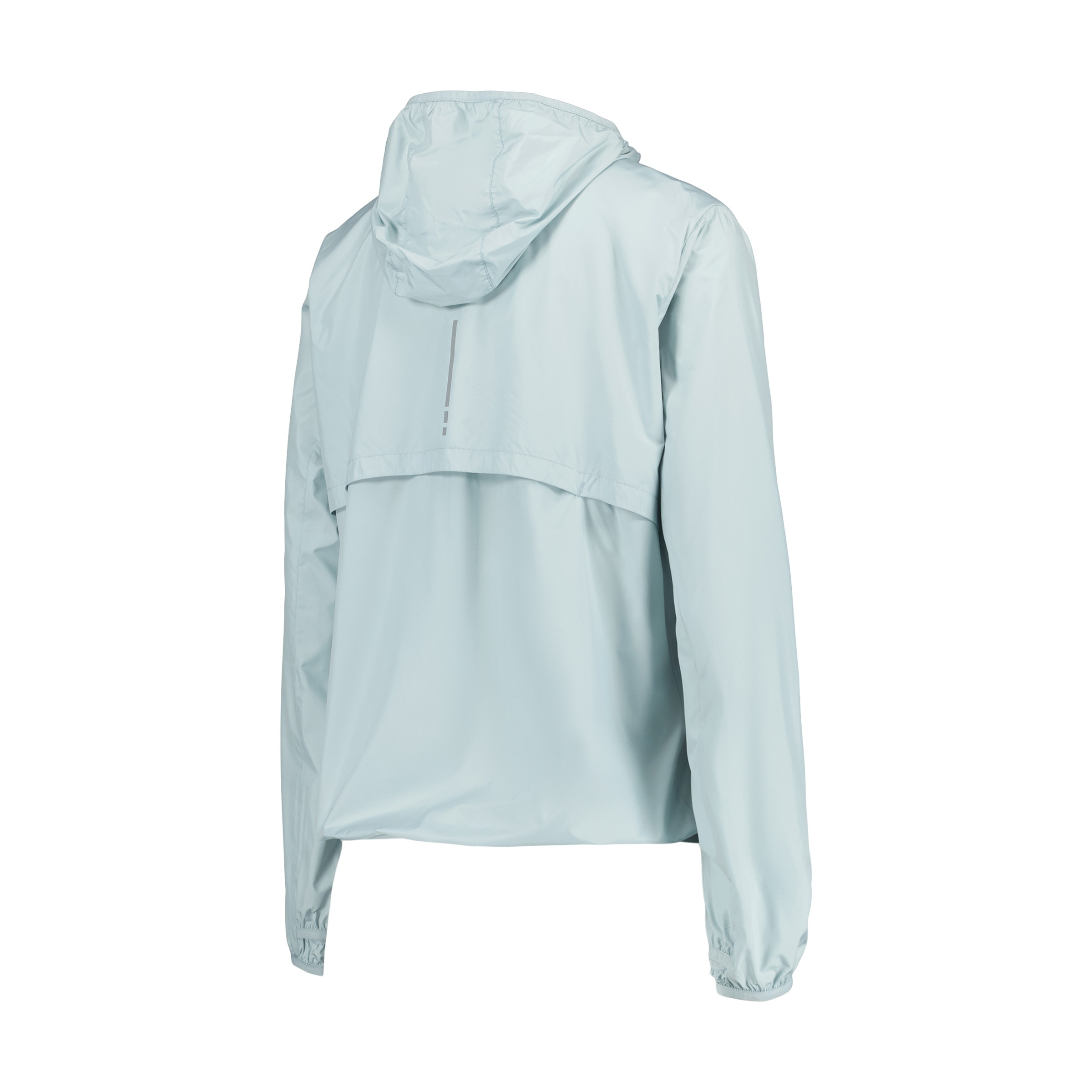 Corta-Vento de Running de Mulher Verde-claro-5