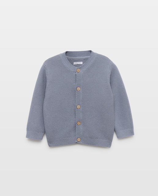 Imagen 0 de Cárdigan de bebé punto liso