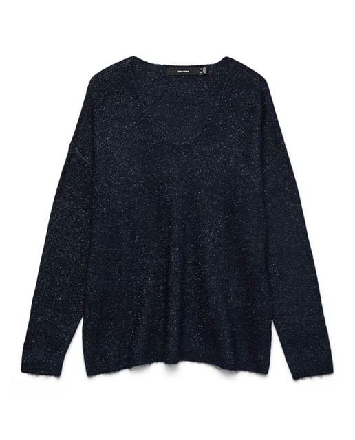 Imagen 0 de Jersey de punto fino de mujer con brillos