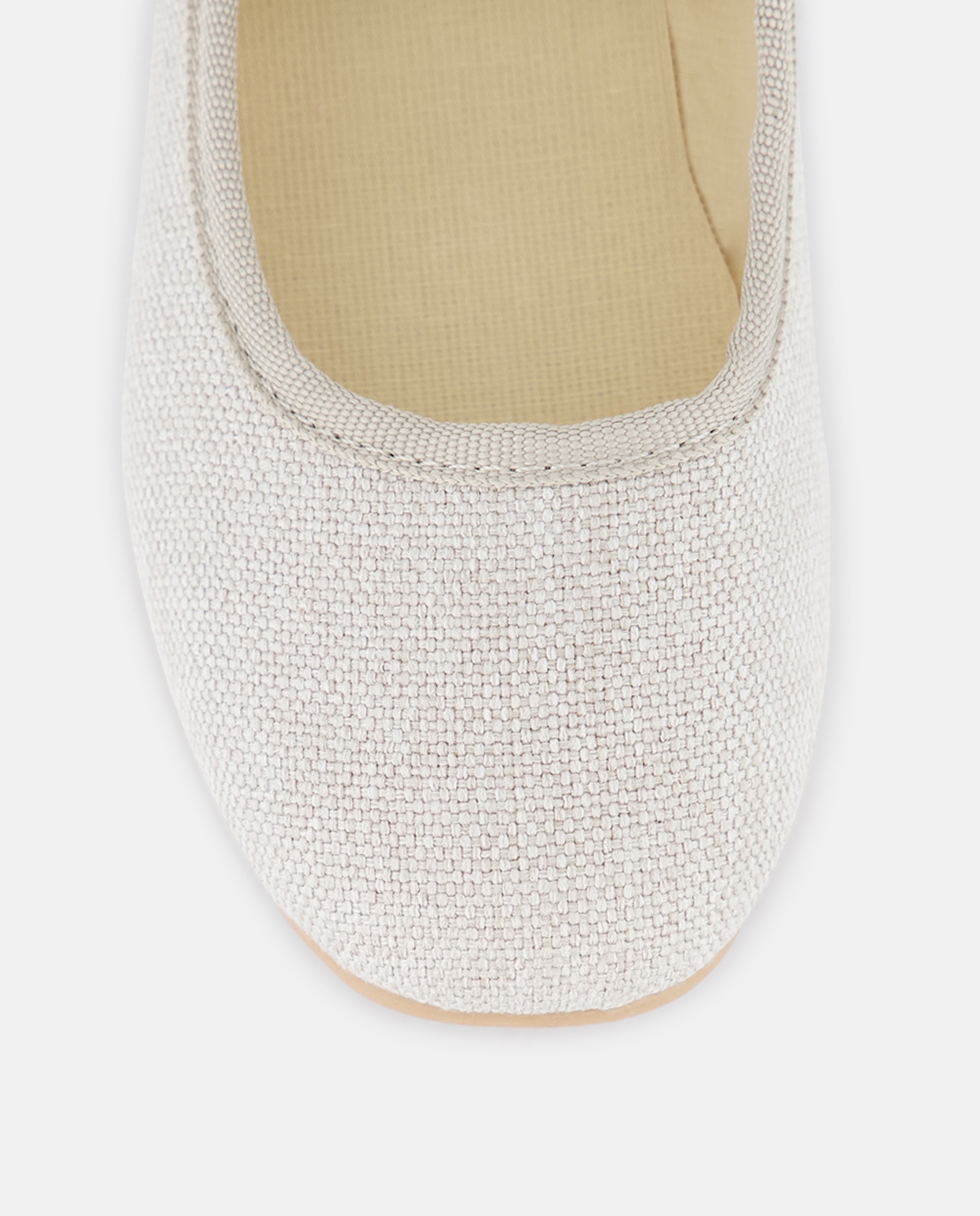 Merceditas bebés de rafia Beige-5