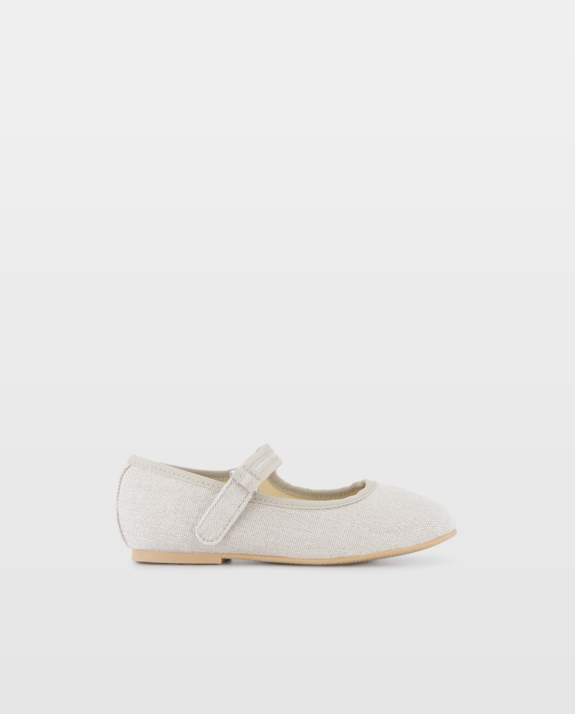 Merceditas bebés de rafia Beige-1