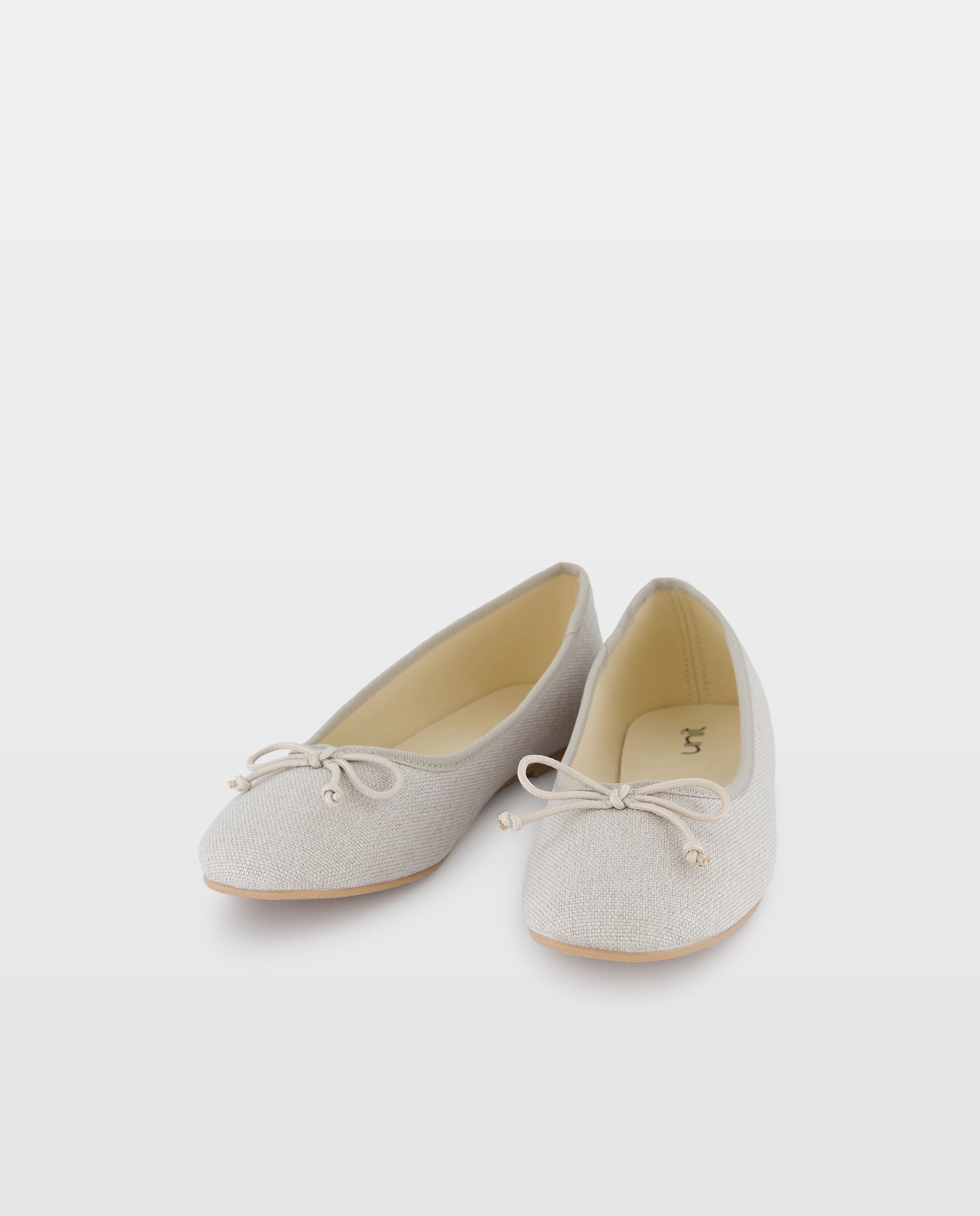 Bailarina de niña de rafia Beige-2