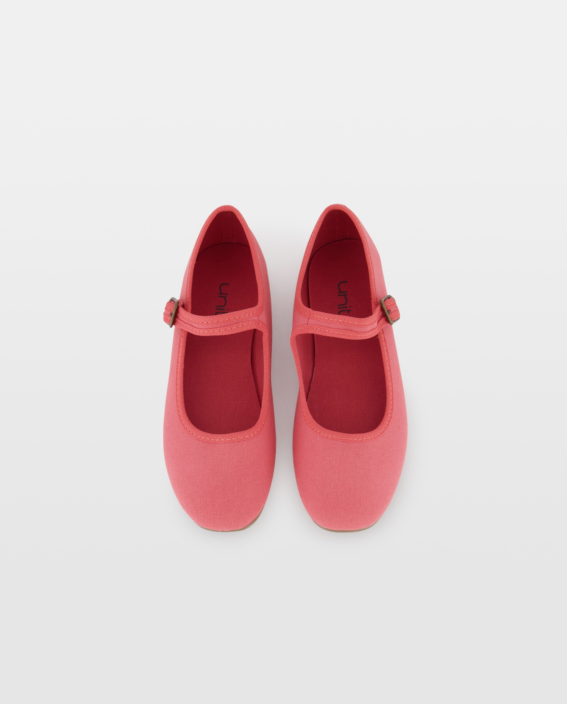 Merceditas de niña canvas 610 Carmín-4