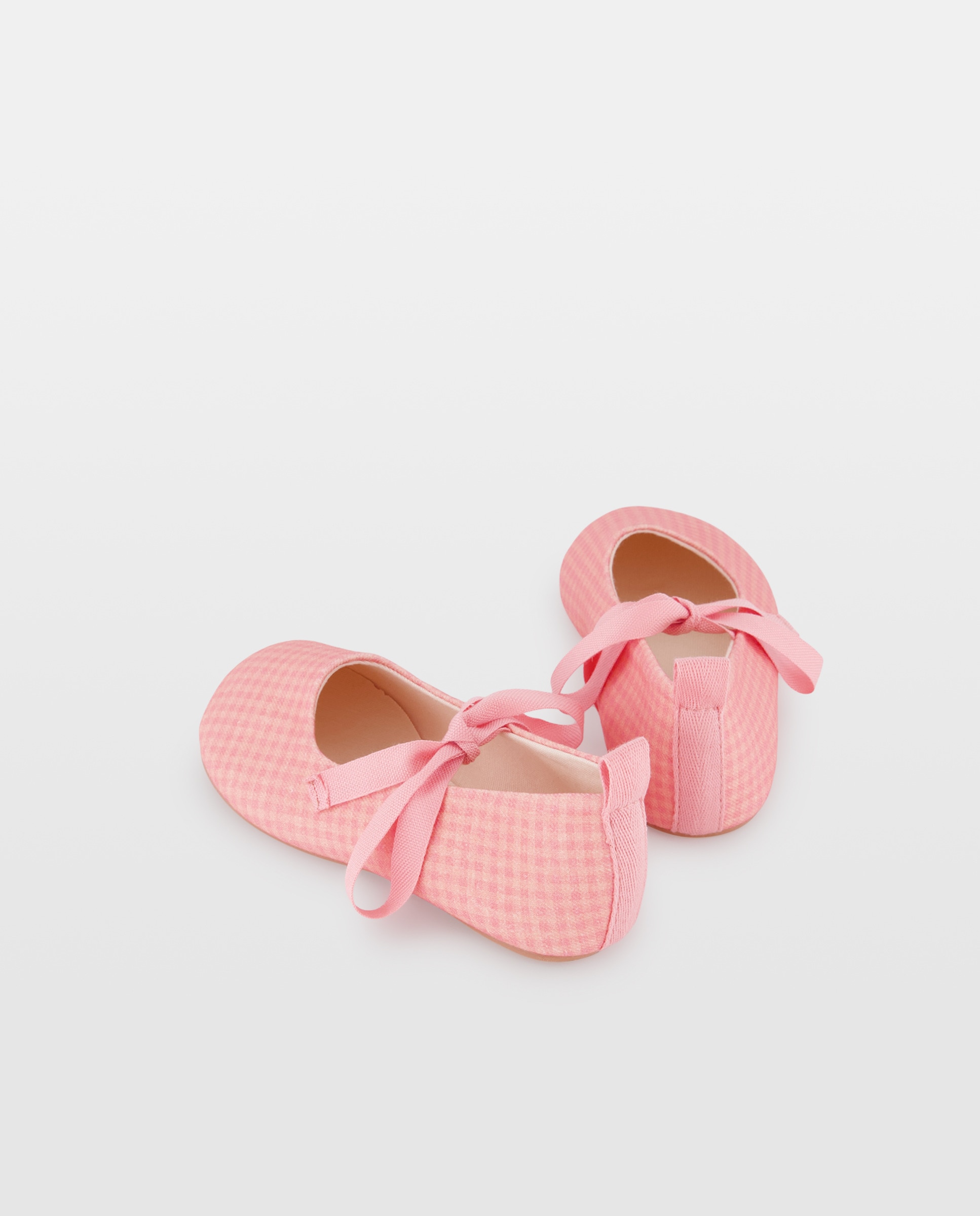 Zapatilla bailarina bebés estampada 630 Coral-3