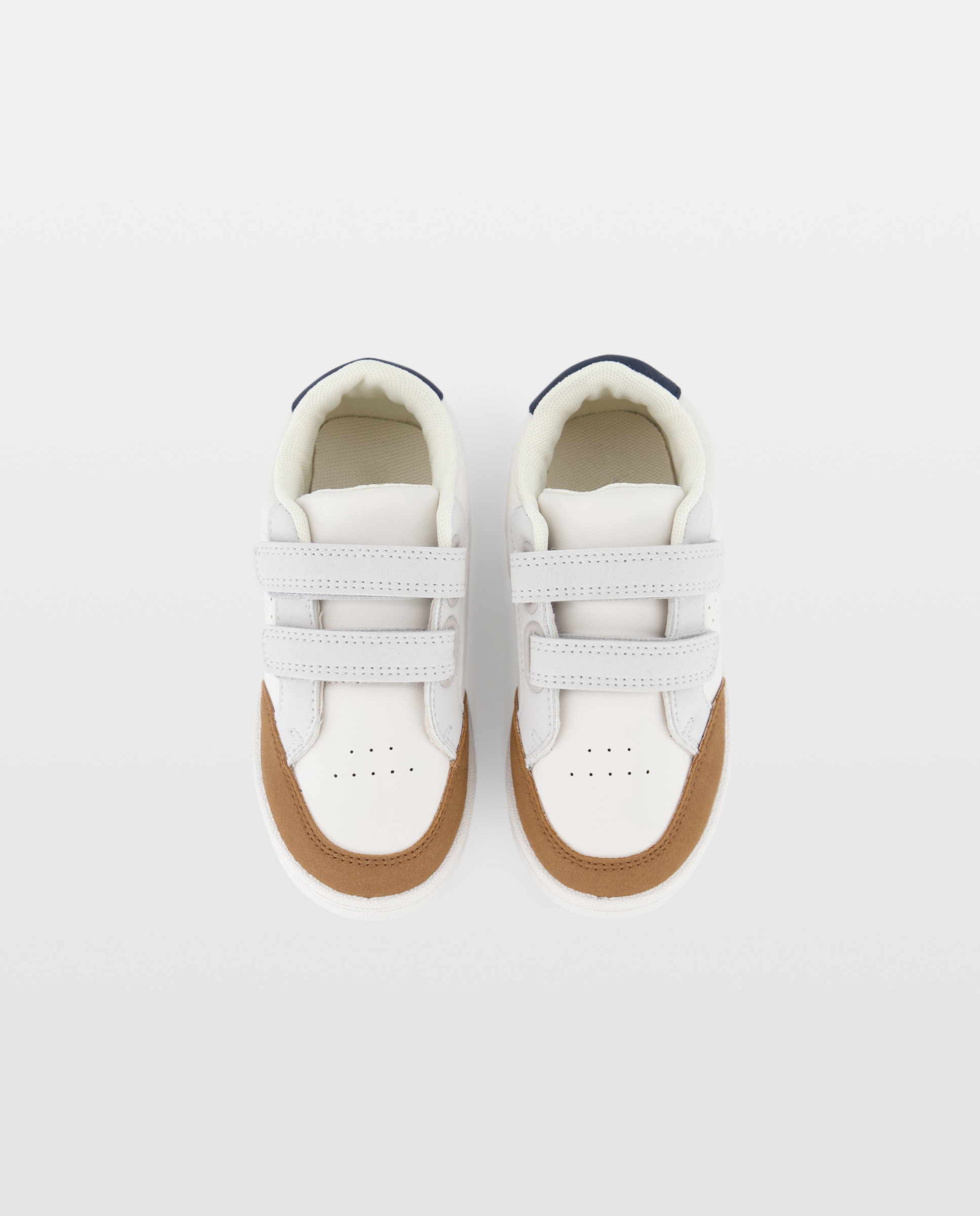 Deportivo bebés con velcro Azul marino-4