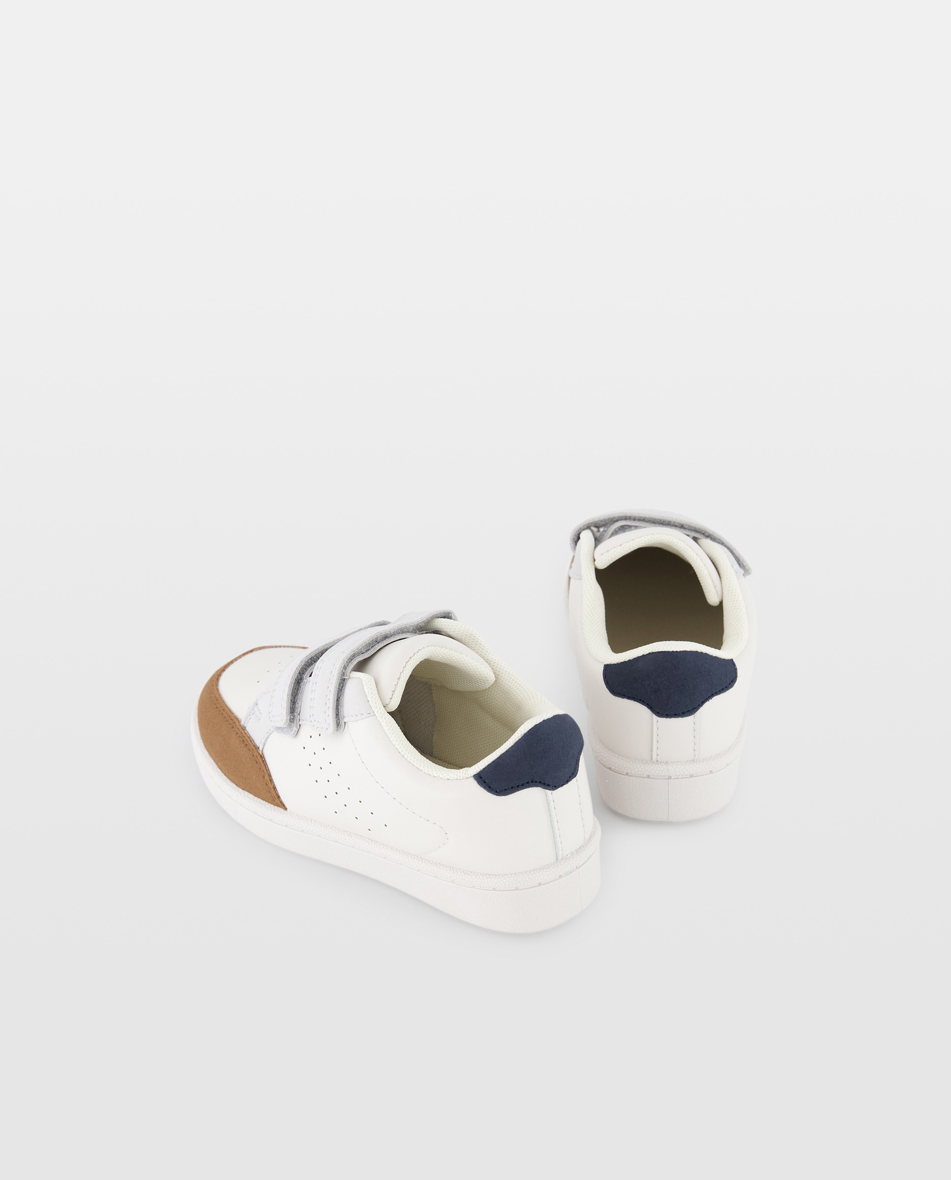 Deportivo bebés con velcro Azul marino-3