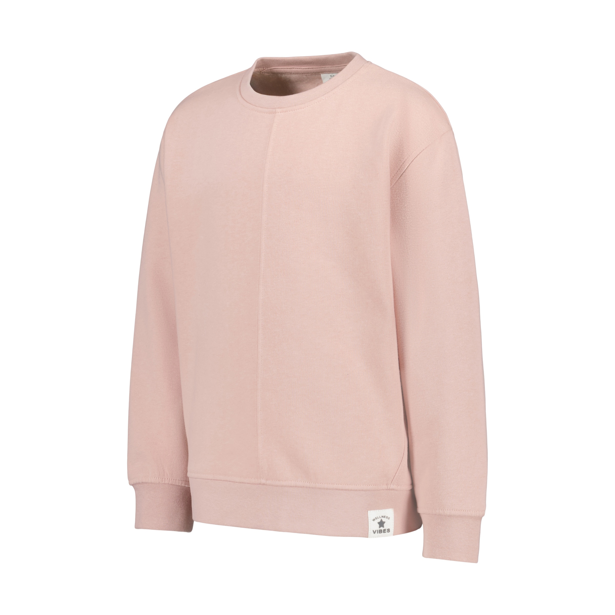 Sudadera Cuello Caja Niña Rosa-1