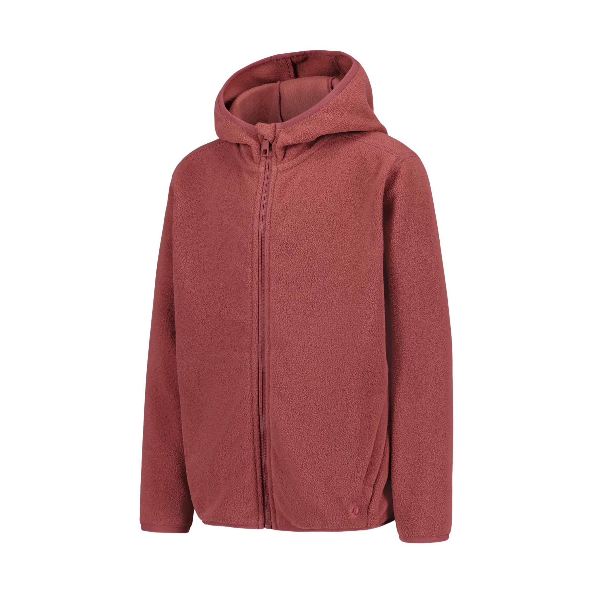 Forro Polar Capucha Infantil Rosa-1