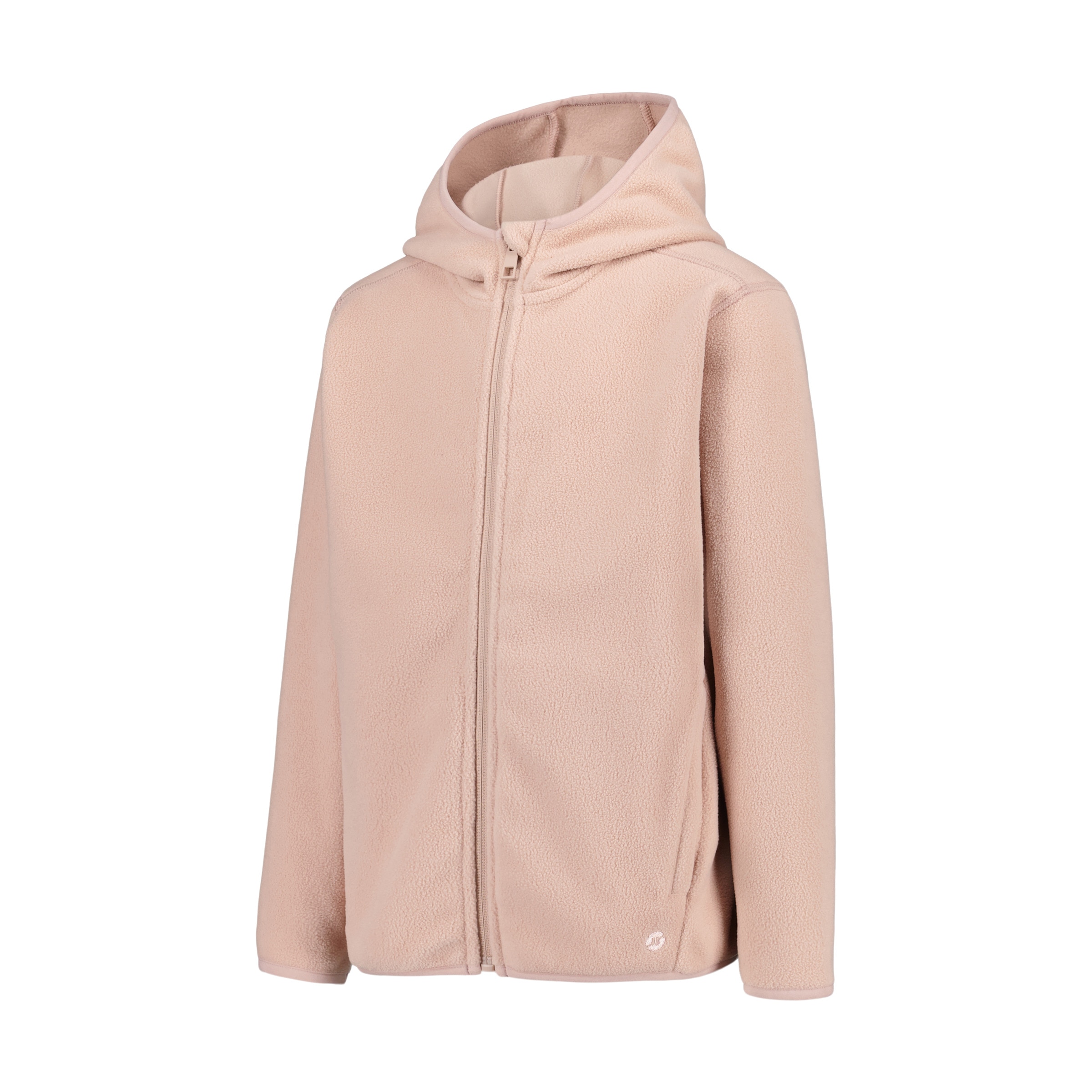 Forro Polar Capucha Infantil Rosa-1