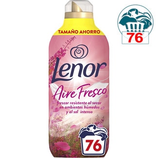 suavizante concentrado Aire Fresco de Abril botella 76 dosis tamaño ahorro - Lenor