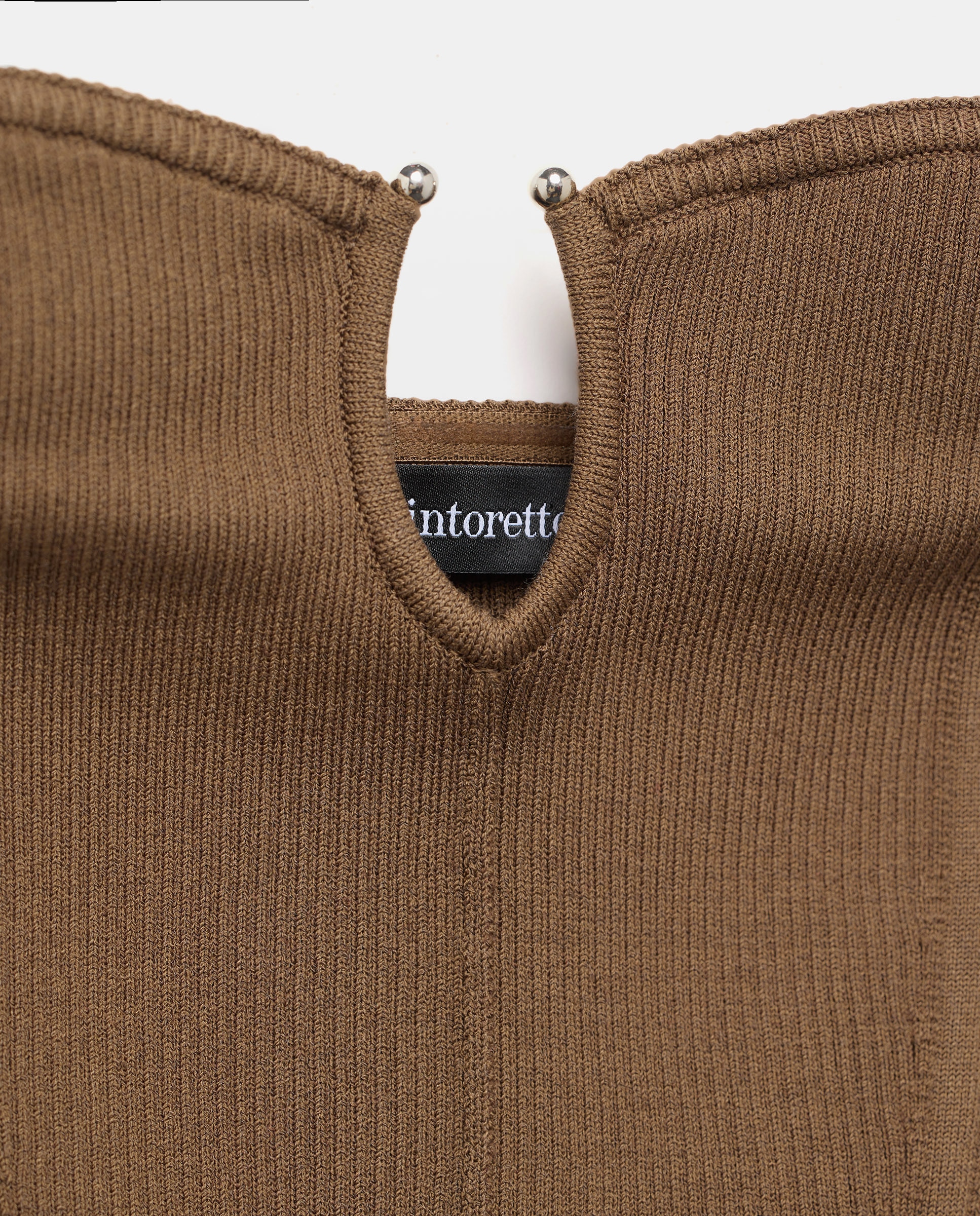 Top com Decote Caicai Castanho-6