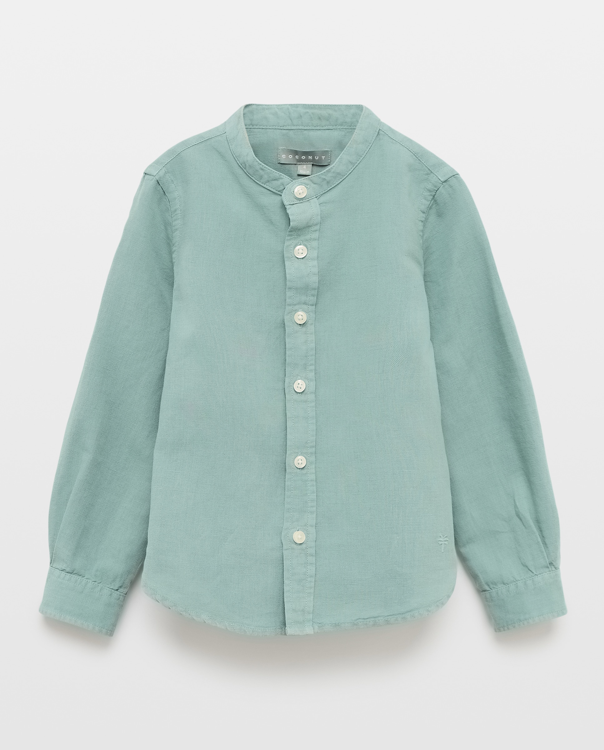 Imagem 0 de Camisa de Linho com Manga Comprida e Gola à Padre