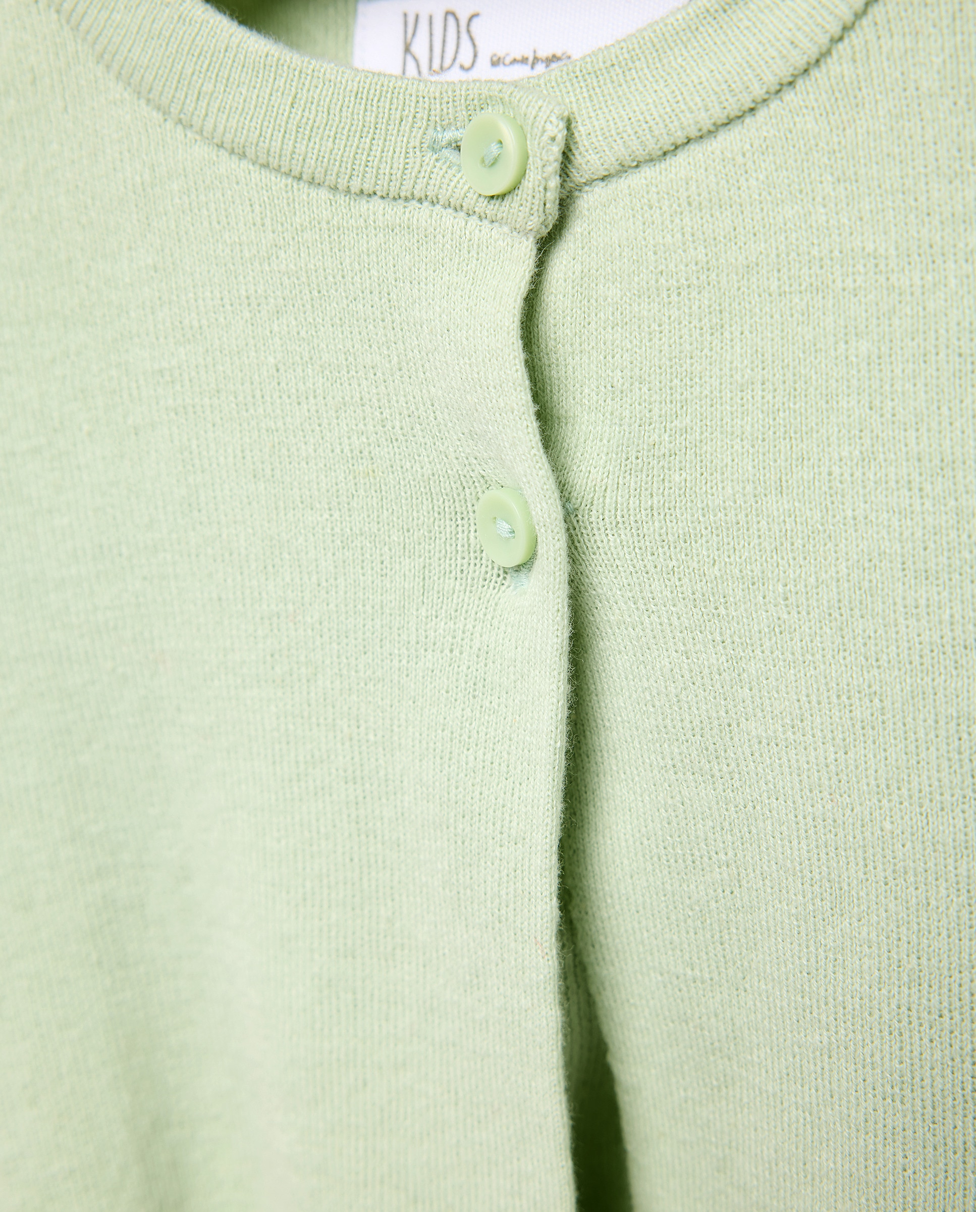 Casaco de Tricot Básico Liso Kids El Corte Inglés 510 Verde Claro-5