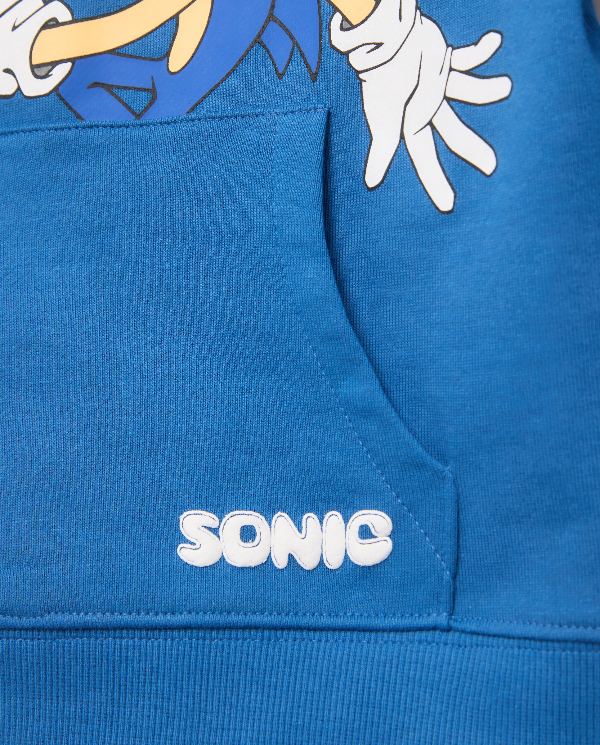 Sweatshirt de Estampado Sonic com Capuz de Orelhas Kids El Corte Inglés Azul-marinho-5