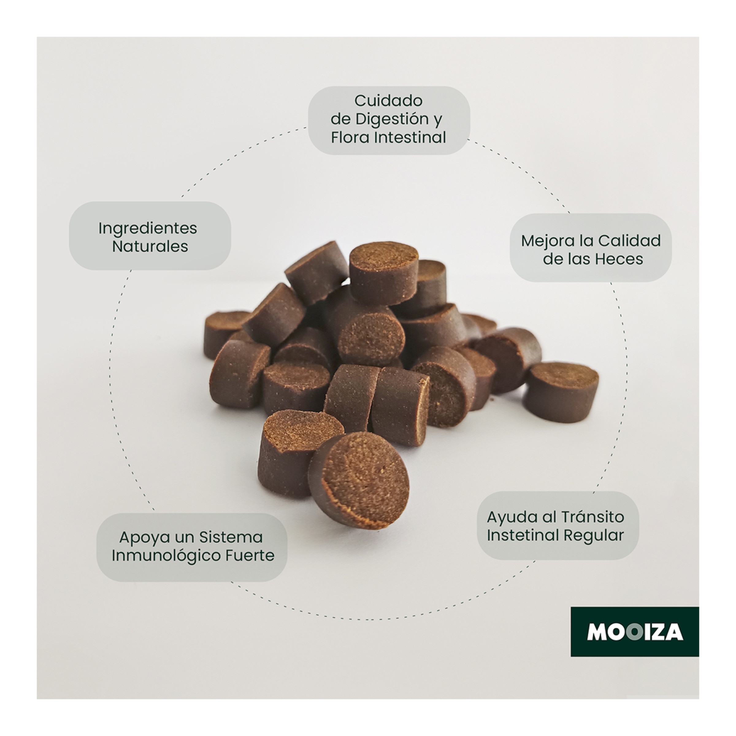 Snack natural para perros Biotic Moozia prebiotico cordero, patata y boniato 300 g 4