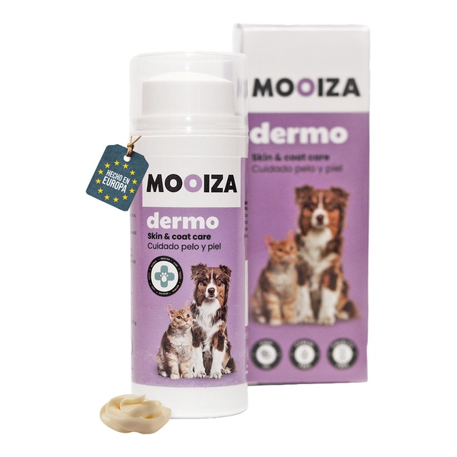 Imagen 0 de Gel Dermo para perros y gatos Mooiza para piel y pelo pescado 50 ml