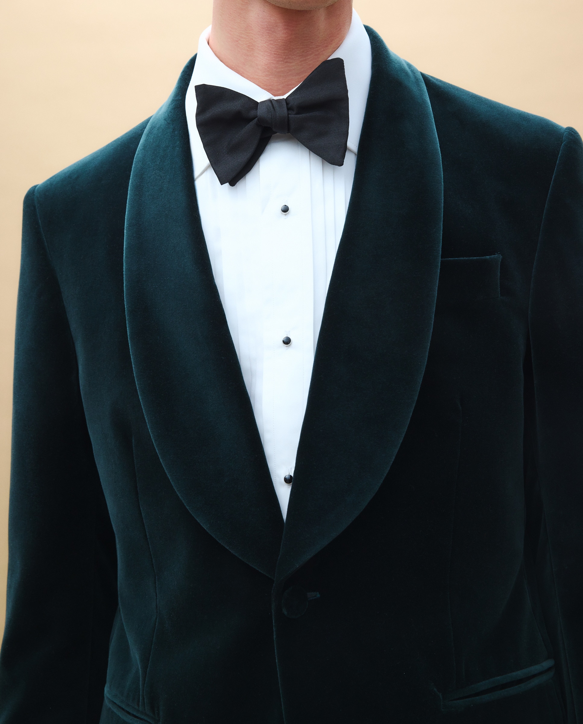 Casaco Smoking de Veludo 530 Verde Escuro-3