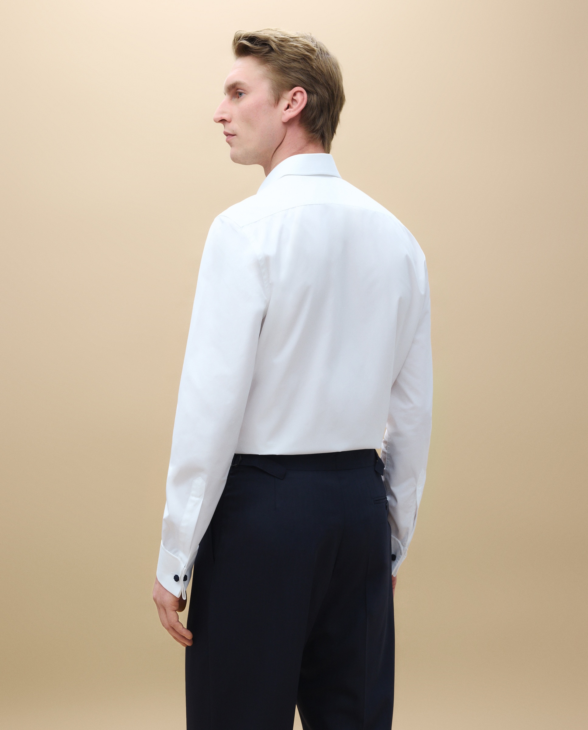 Camisa de Smoking Lisa Branco-4