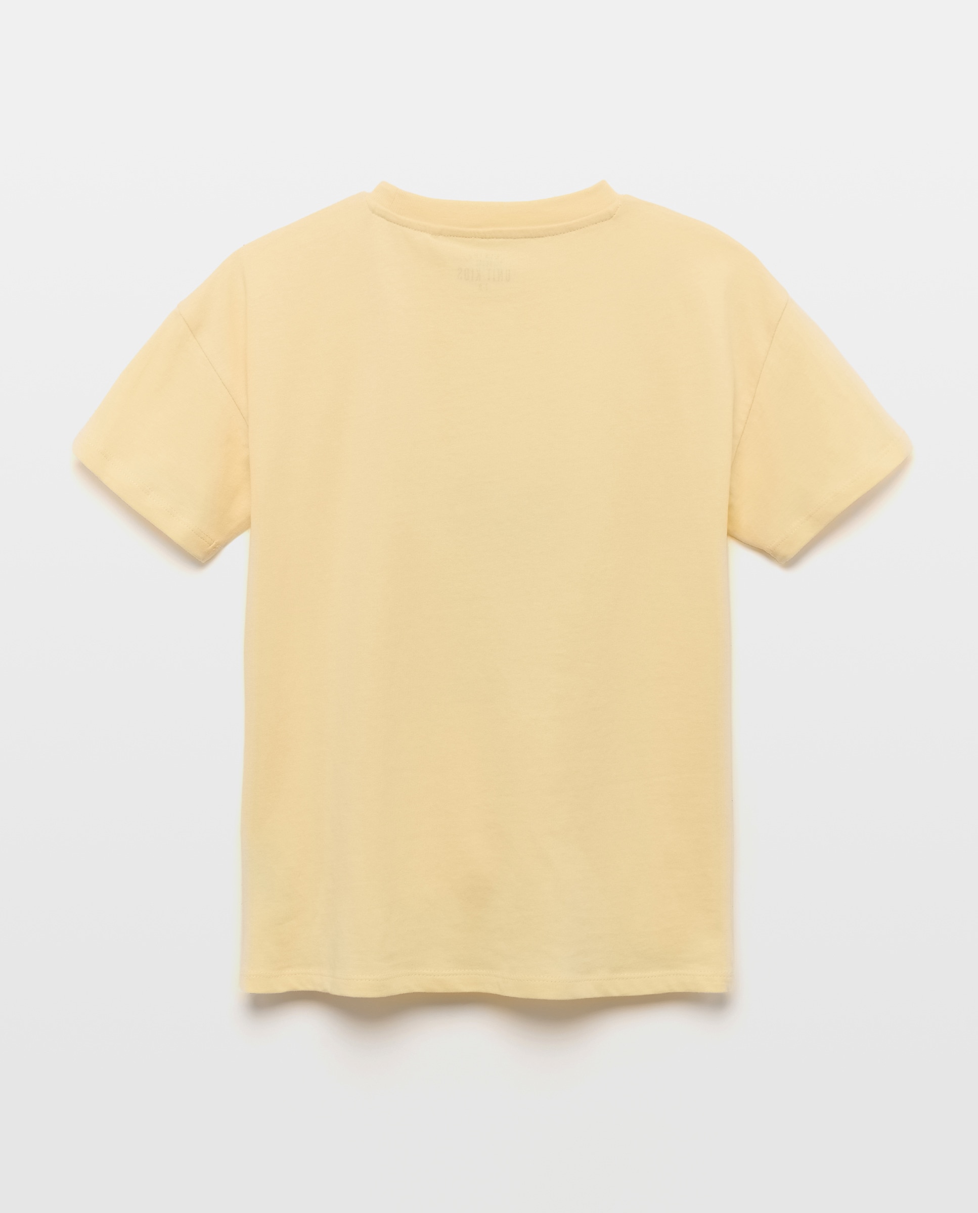 Camiseta de niño estampada manga corta 300 Amarillo-2