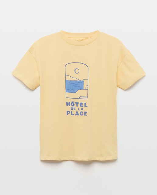 Imagen 0 de Camiseta de niño estampada manga corta