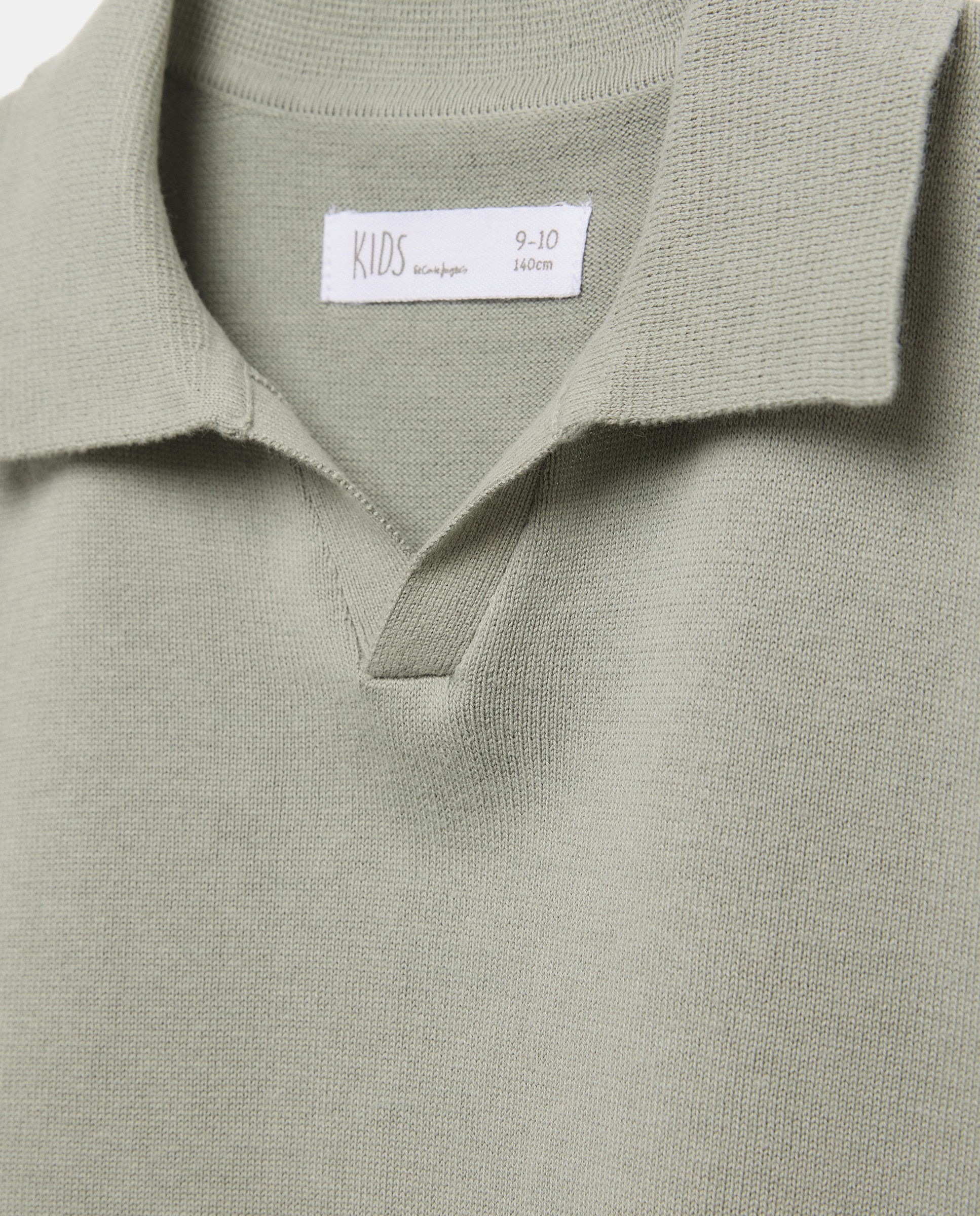 Polo de Tricot com Manga Curta 520 Caqui-6