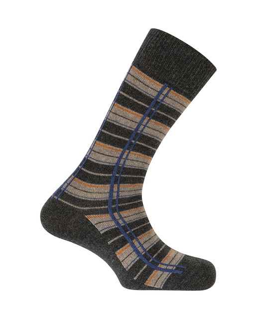 Imagen 0 de Calcetines de hombre cashmere/lana cuadros