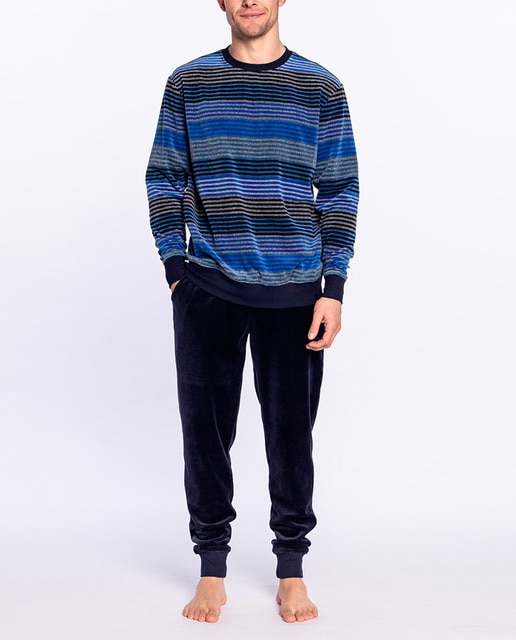 Imagen 0 de Pijama de hombre largo de terciopelo