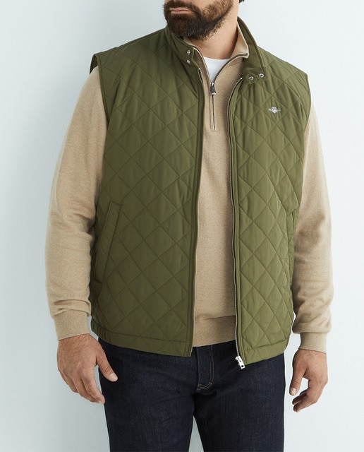 Imagen 0 de Chaleco de hombre talla grande plumífero fit regular acolchado