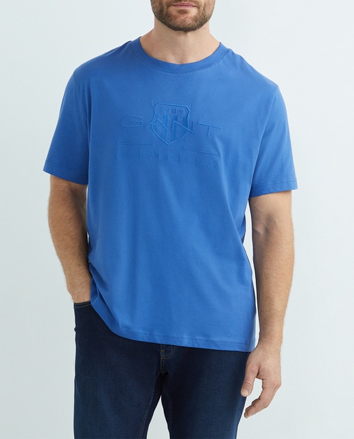 Imagen 0 de Camiseta de hombre tallas grandes de manga corta y logo tonal