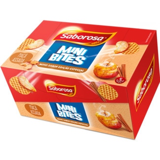 Saborosa Mini Bites de Maçã Assada embalagem 150 g - Saborosa